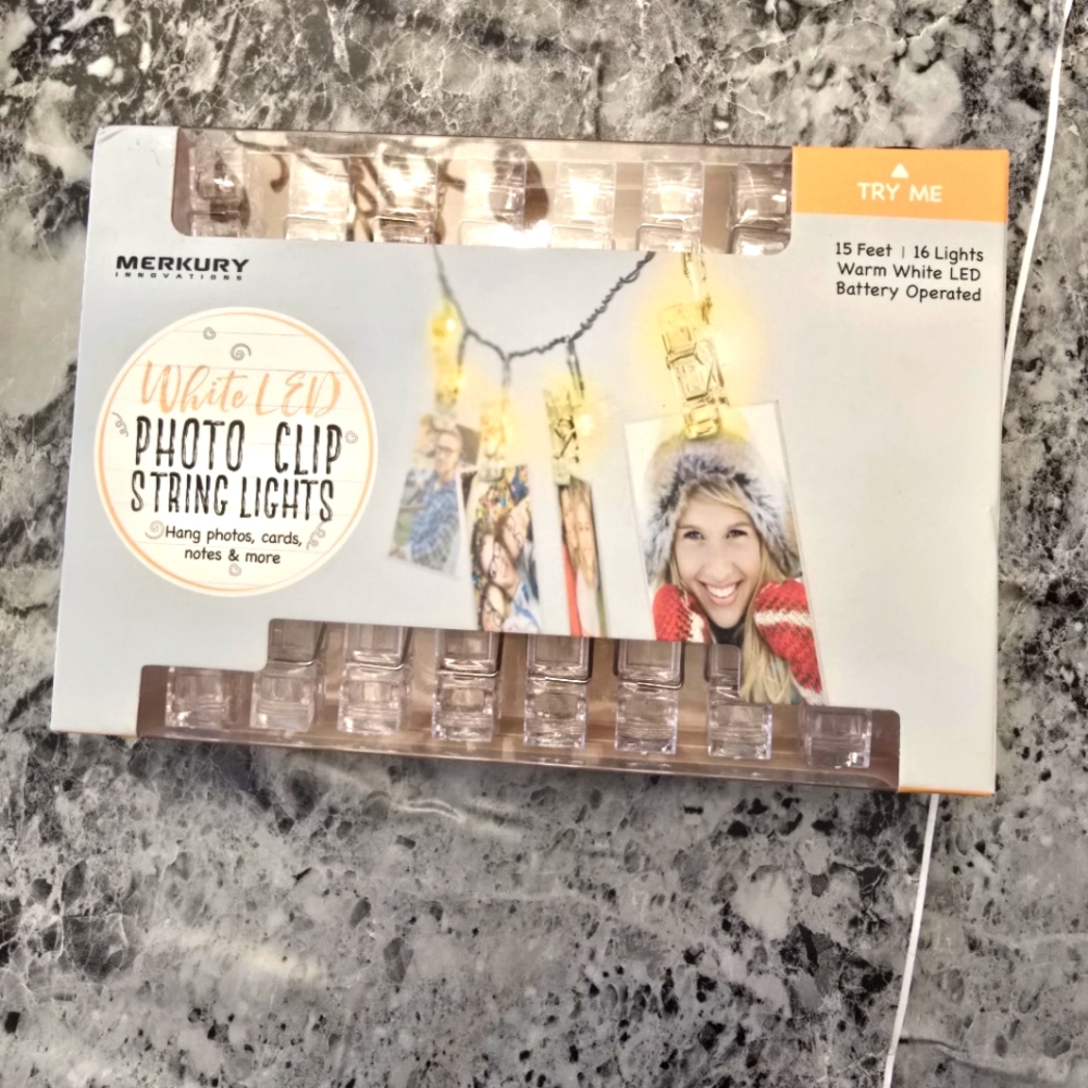 Photo clip string lights LED Battery Operated